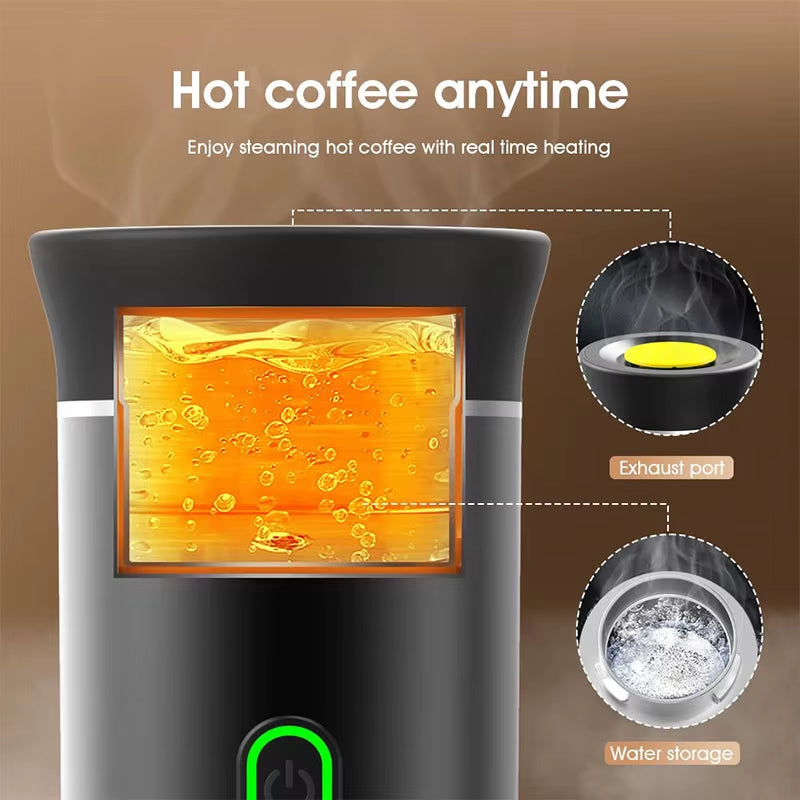 USB Rechargeable Portable Coffee Maker for Capsules 3-In-1 Capsule Coffee Maker Small Wireles Electric Espresso Machine Dropship